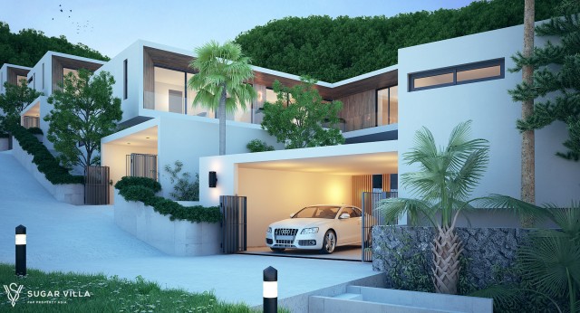 Big Modern Mountain View Pool Villa for Sale Image by Phuket Realtor