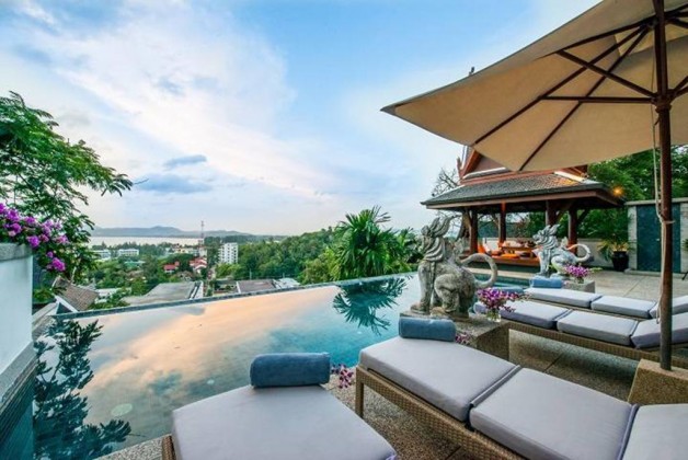 Elegant Sea View Private Pool Villa Image by Phuket Realtor