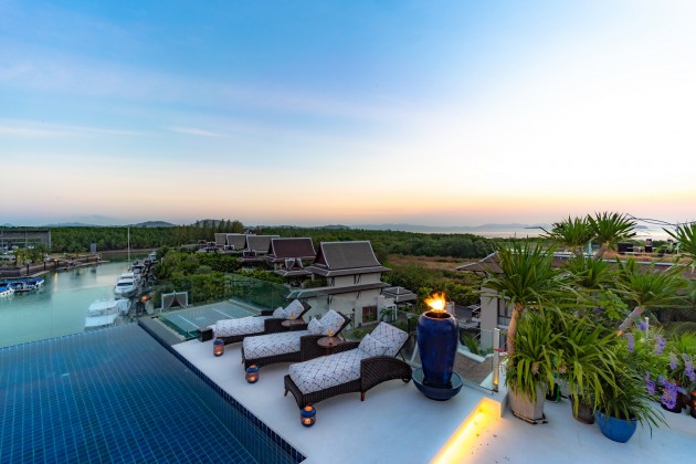 Must See Marina Penthouse with Private Boat Garage for Sale  Image by Phuket Realtor