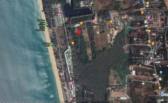 Flat Land Plot for Sale | 250m From Mai Khao Beach | Phuket Thailand Image by Phuket Realtor