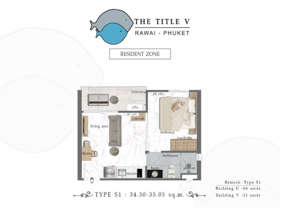 Freehold Condominium | The Title V Rawai Phuket for Sale | Like New Image by Phuket Realtor